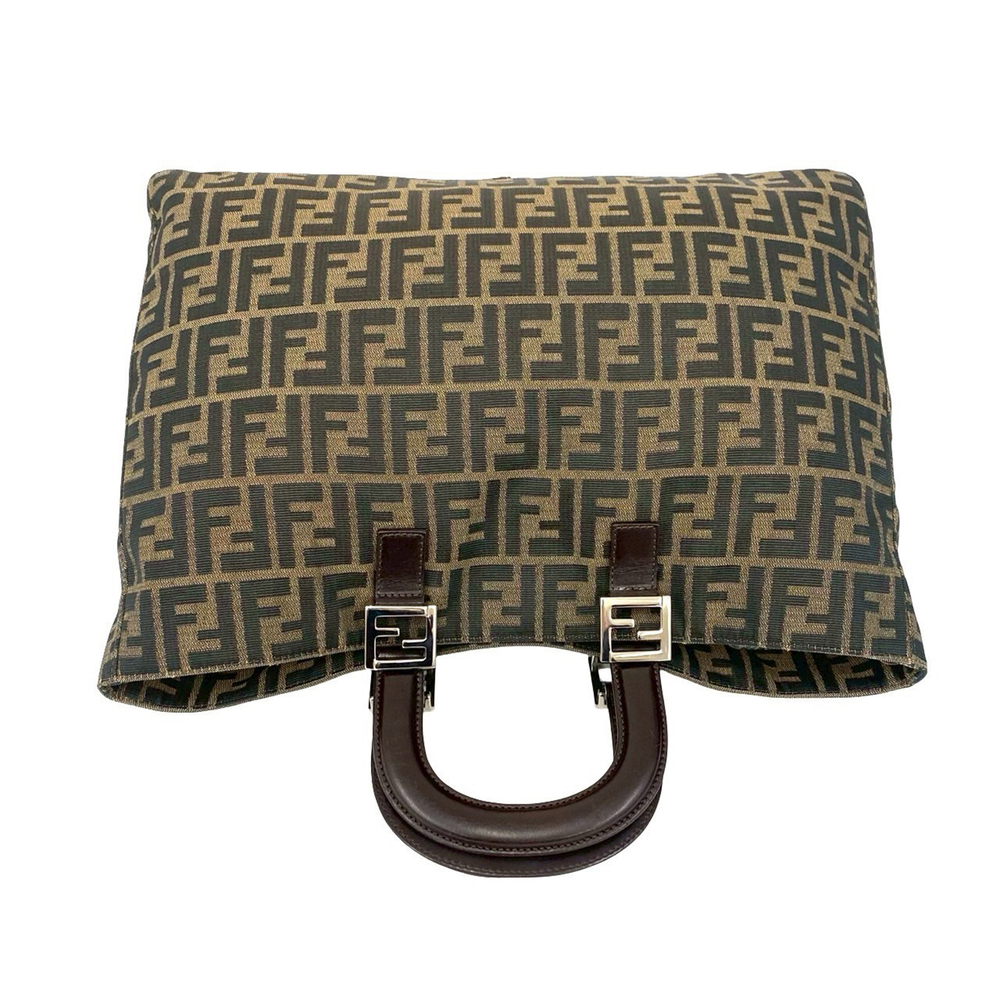 Pre-Loved Fendi Large Zucca Canvas Twins Tote - Picture 9 of 9